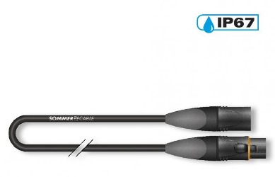 Микрофонный кабель для музыкантов XLR 3-Pin - XLR 3_PIN Sommer Cable с разъемами HICON AGBQ