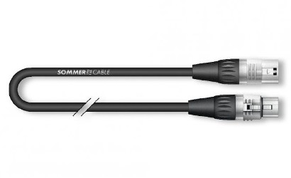 Микрофонный кабель для музыкантов XLR 3-Pin - XLR 3_PIN Sommer Cable с разъемами HICON MRHV