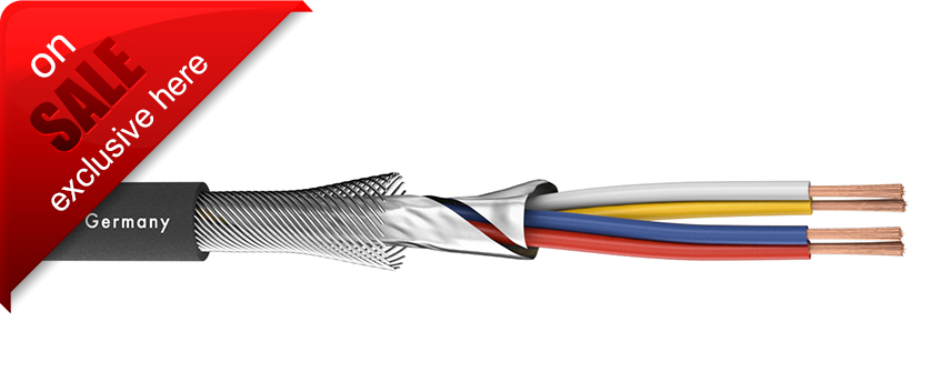 Акции скидки распродажа готовых кабелей SC-SQUARE 4-CORE MKII Sommer Cable