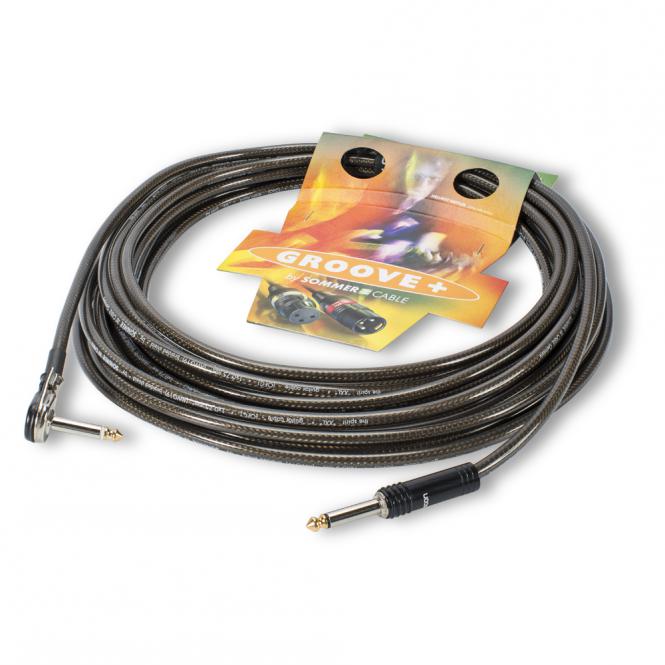 Инструментальный гитарный кабель – Sommer Cable SC-SPIRIT XXL длина 3 метра с разъемами mono jack 6.3 мм HICON